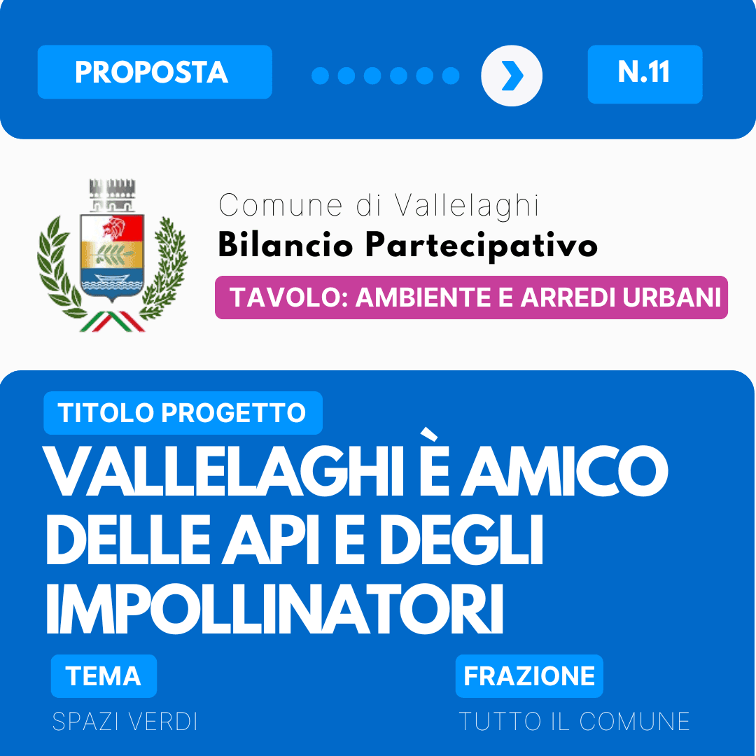 Vallelaghi amico delle api e degli impollinatori
