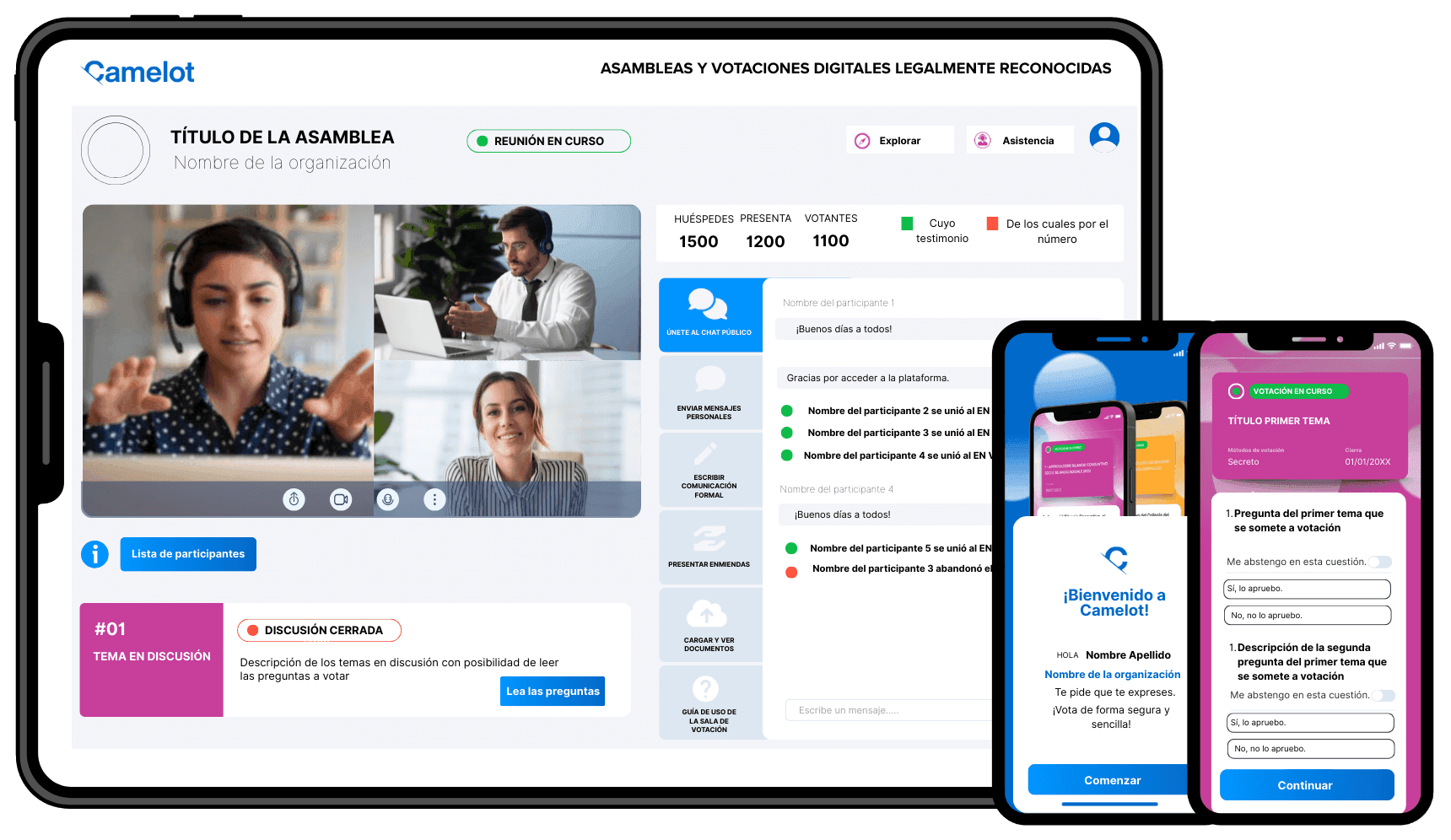 Un servicio gestionado, también en presencia