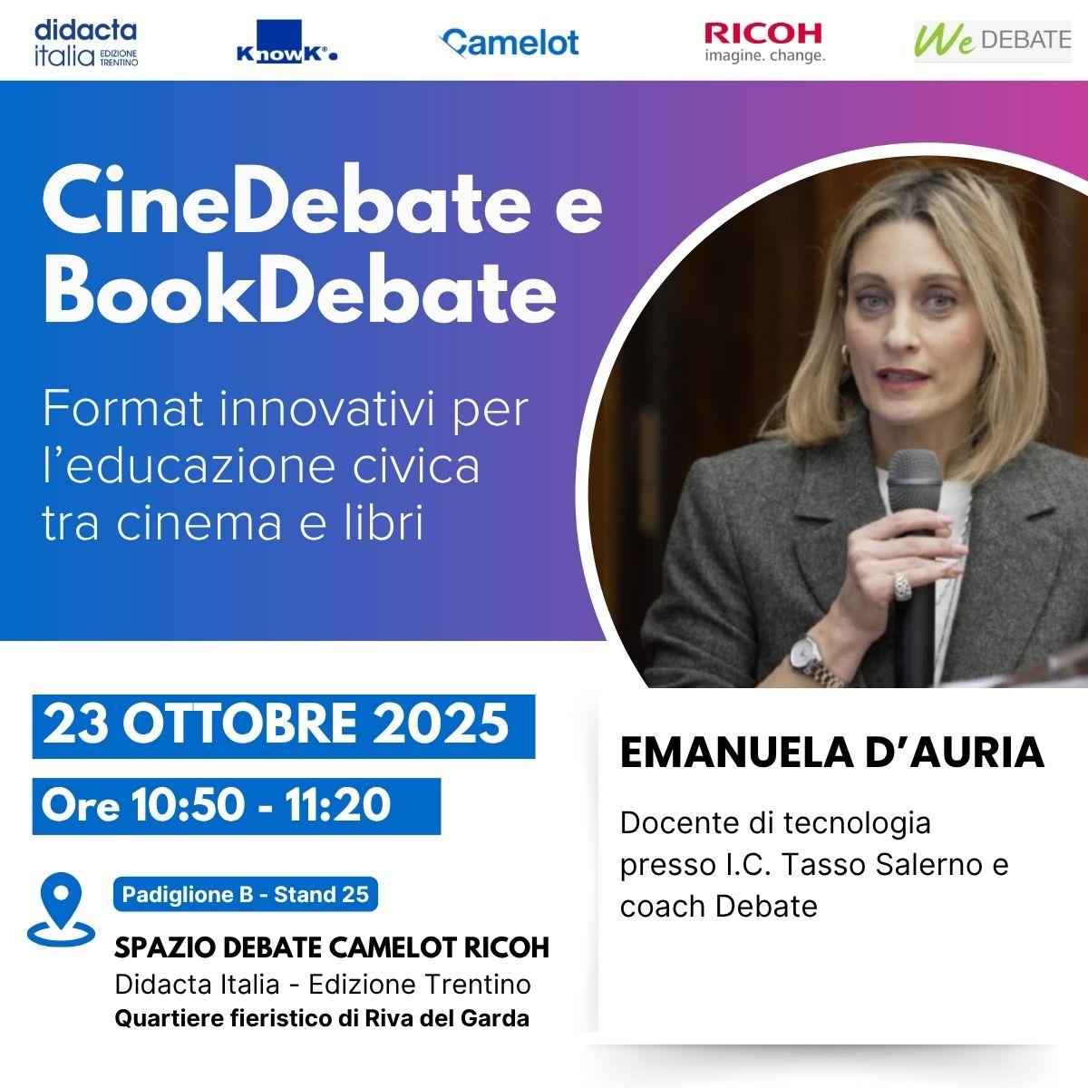 CineDebate e BookDebate: Format innovativi per l’educazione civica tra cinema e libri