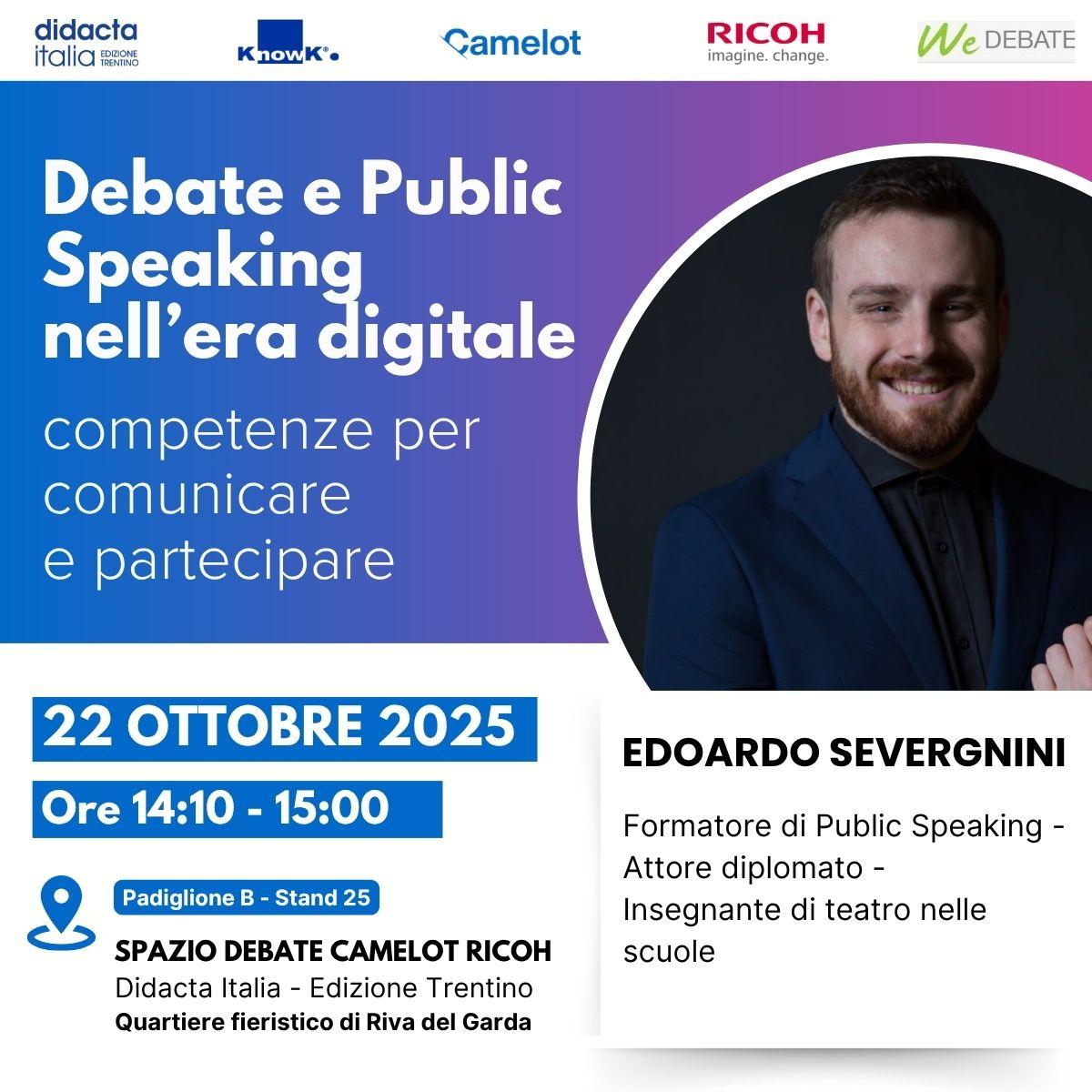 Debate e Public Speaking nell’era digitale: competenze per comunicare e partecipare