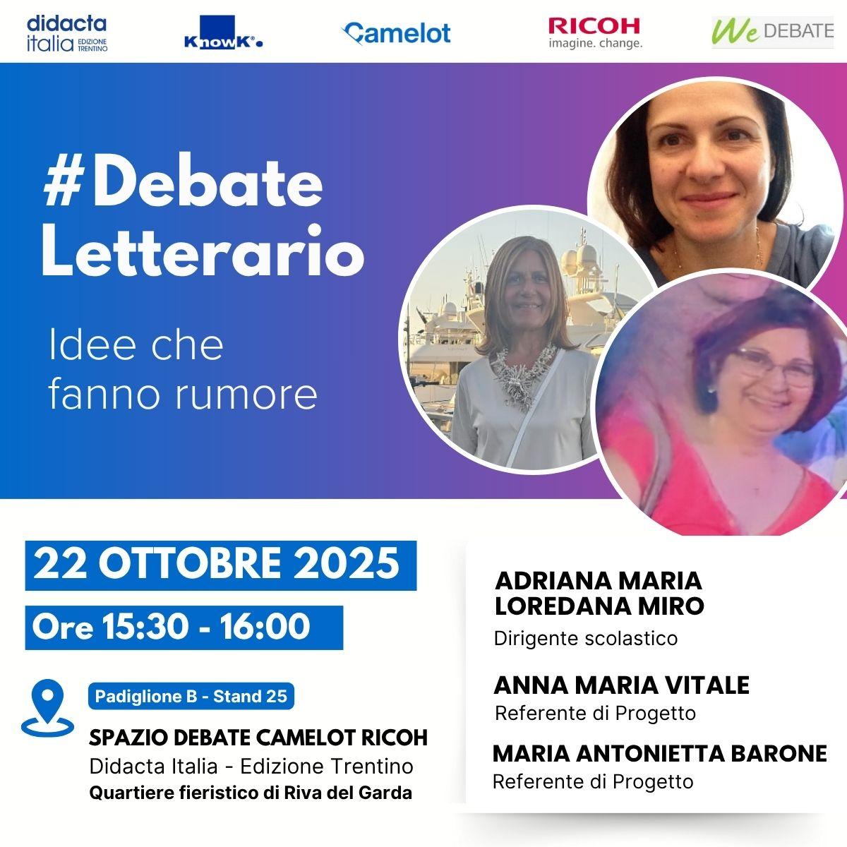 #DebateLetterario: Idee che fanno rumore