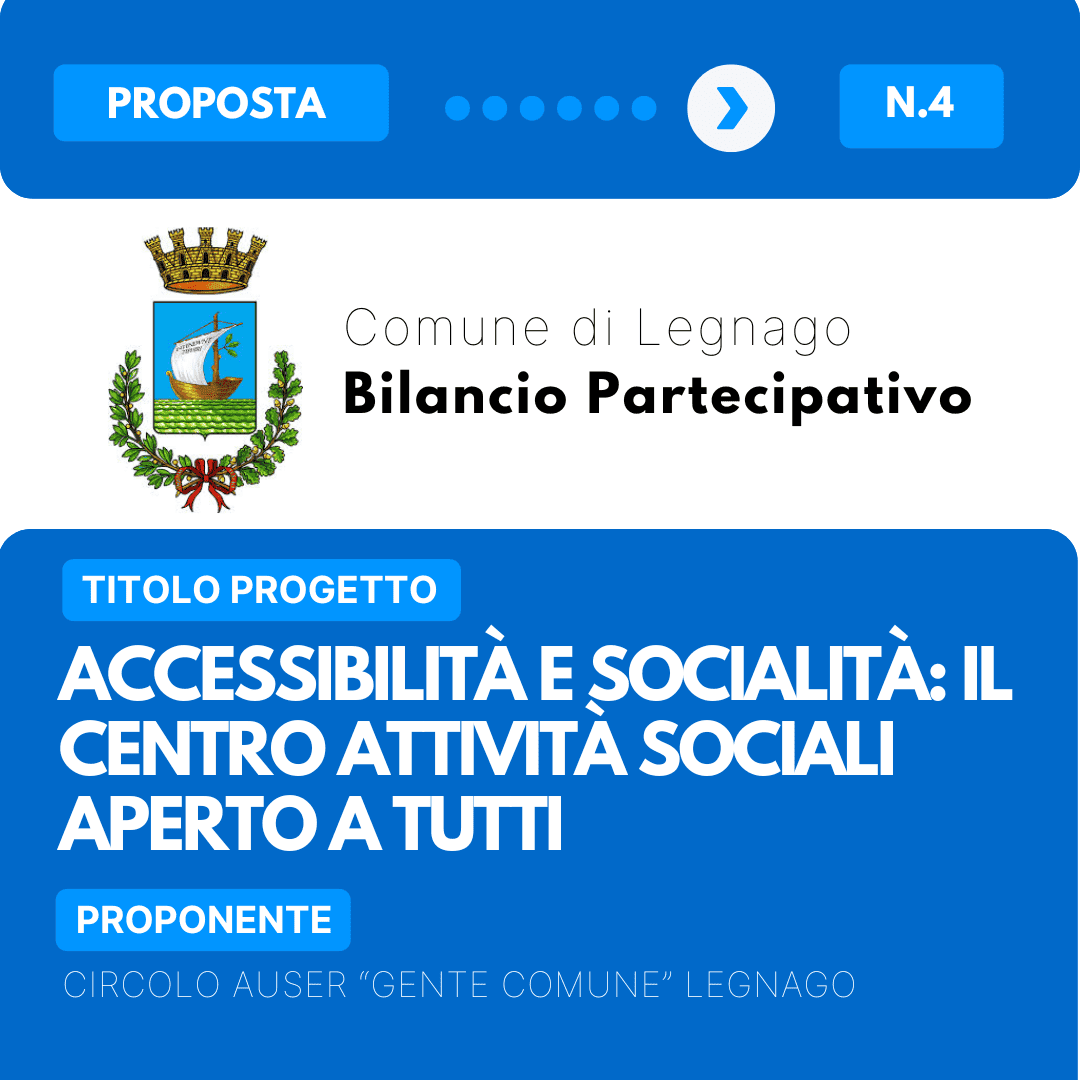 Accessibilità e socialità: il centro attività sociali aperto a tutti
