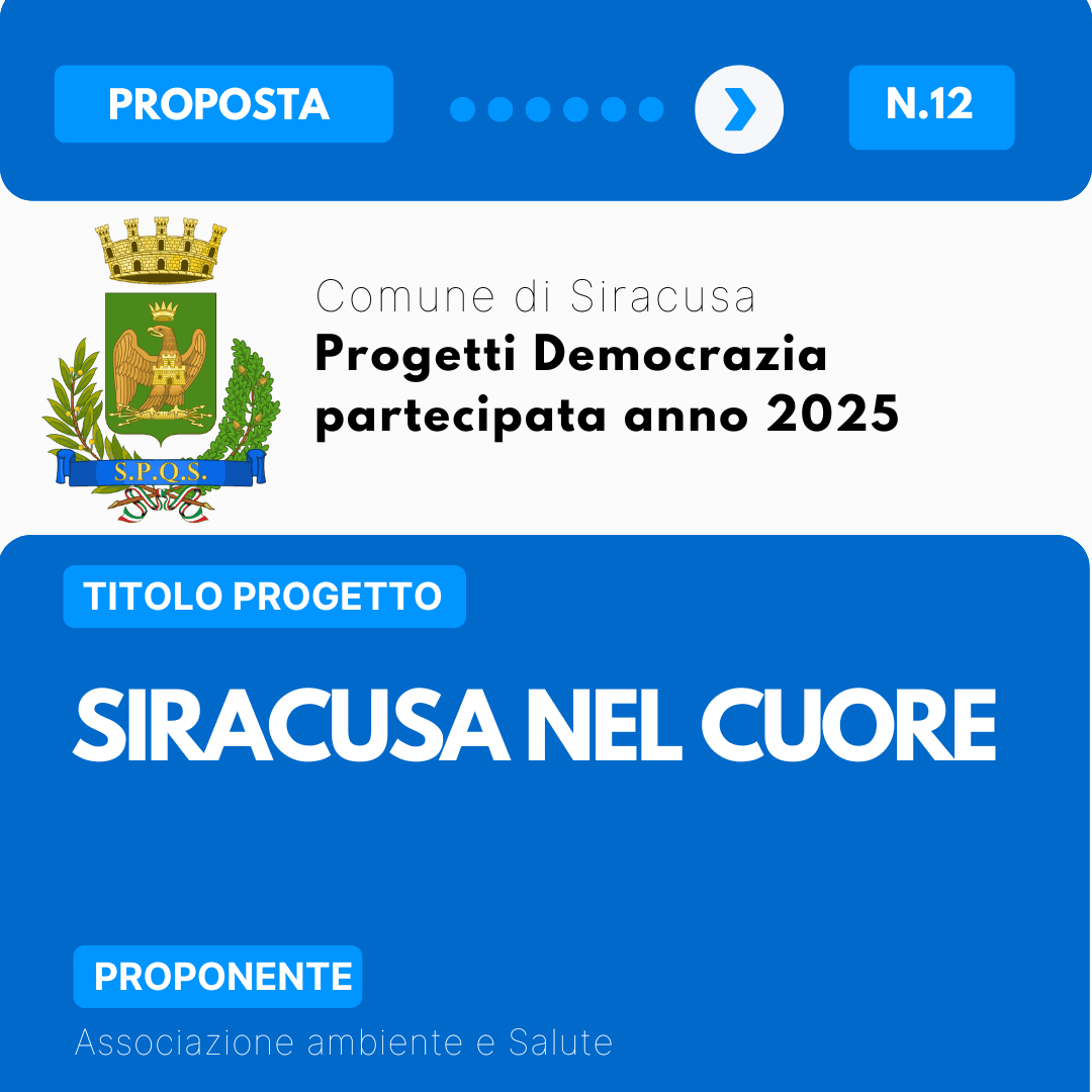 Siracusa nel cuore - Associazione ambiente e Salute