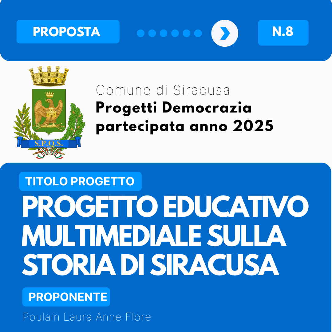 Progetto educativo multimediale sulla storia di Siracusa - Poulain Laura Anne Flore