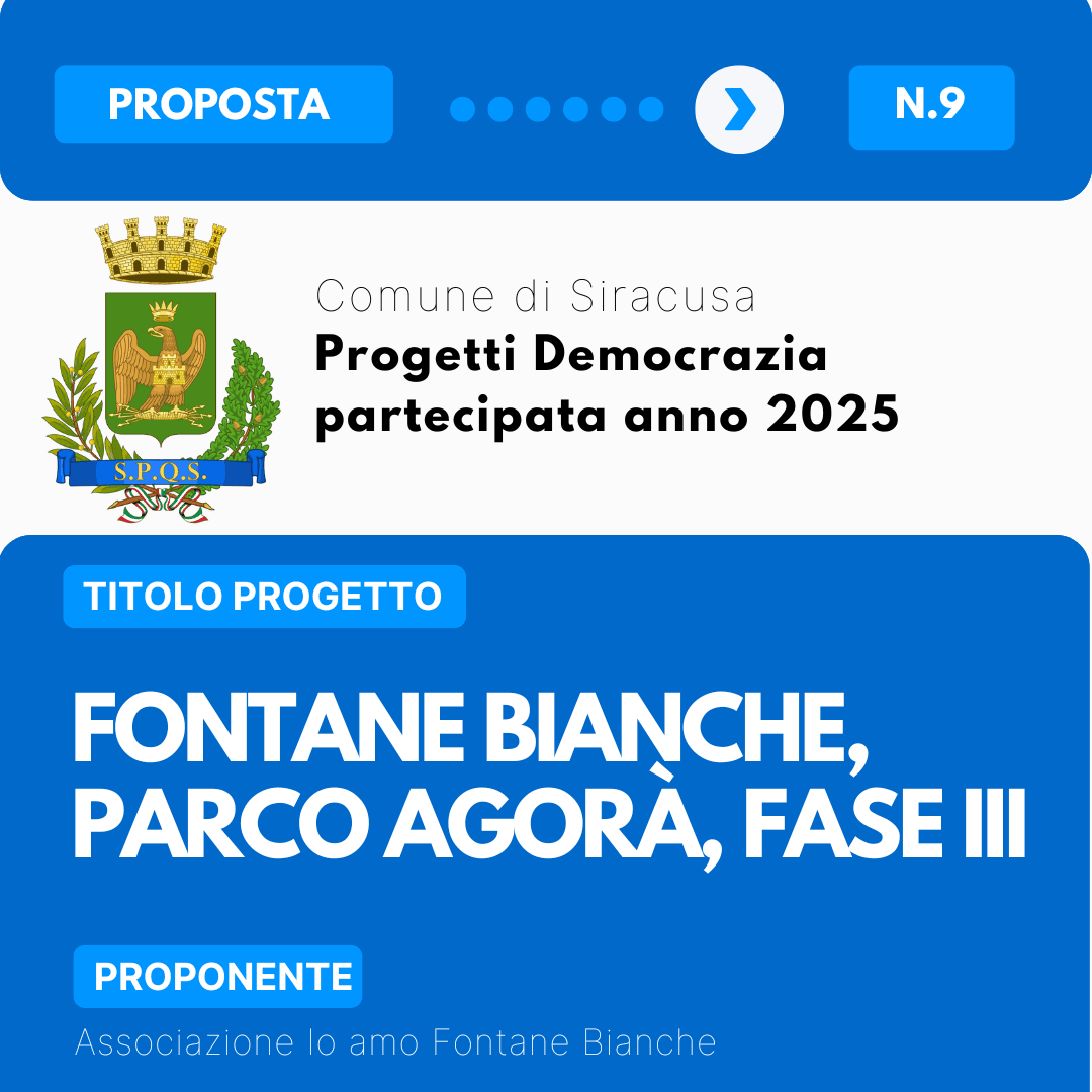 Fontane Bianche, Parco Agorà, Fase III - Associazione Io amo Fontane Bianche
