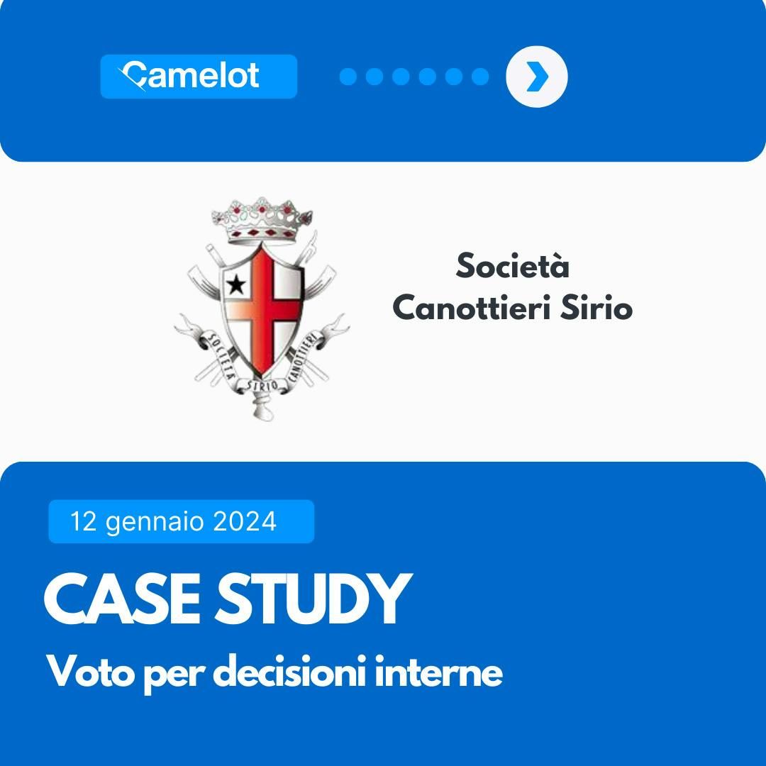 Società Canottieri Sirio: assemblea con voto live con Camelot